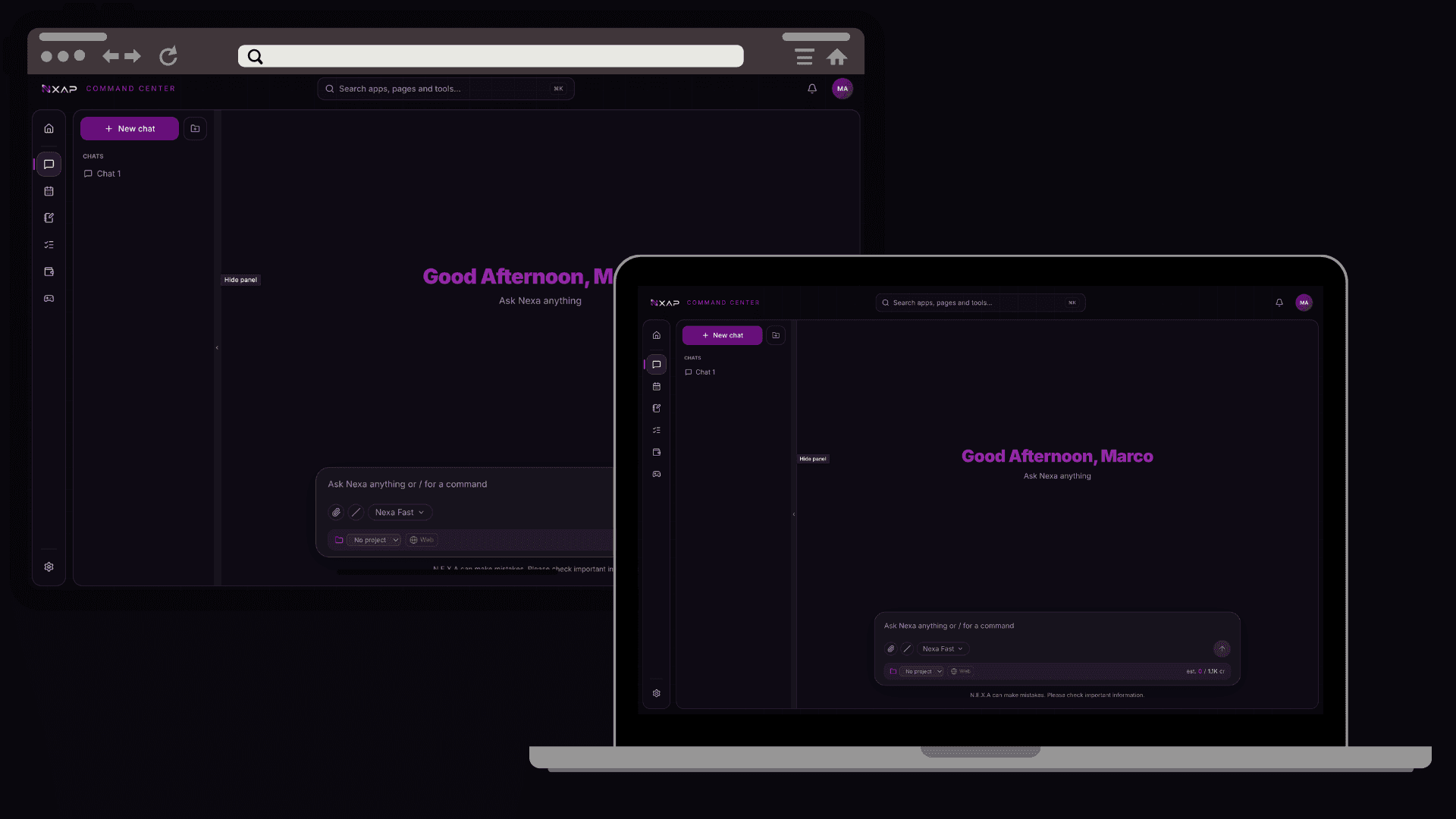 Nexa Chat preview